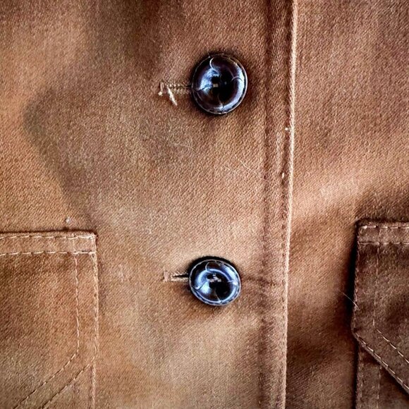 Bronson of California Orange Brown # button Classic Blazer S - Picture 4 of 5